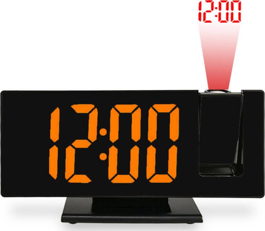 JVD Zegar budzik LED JVD SB3618.2 z termometrem i projekcją