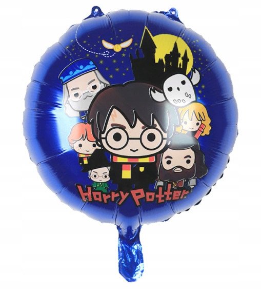 Balon Foliowy Na Hel OKRĄGŁY - HARRY POTTER - śr. 45cm