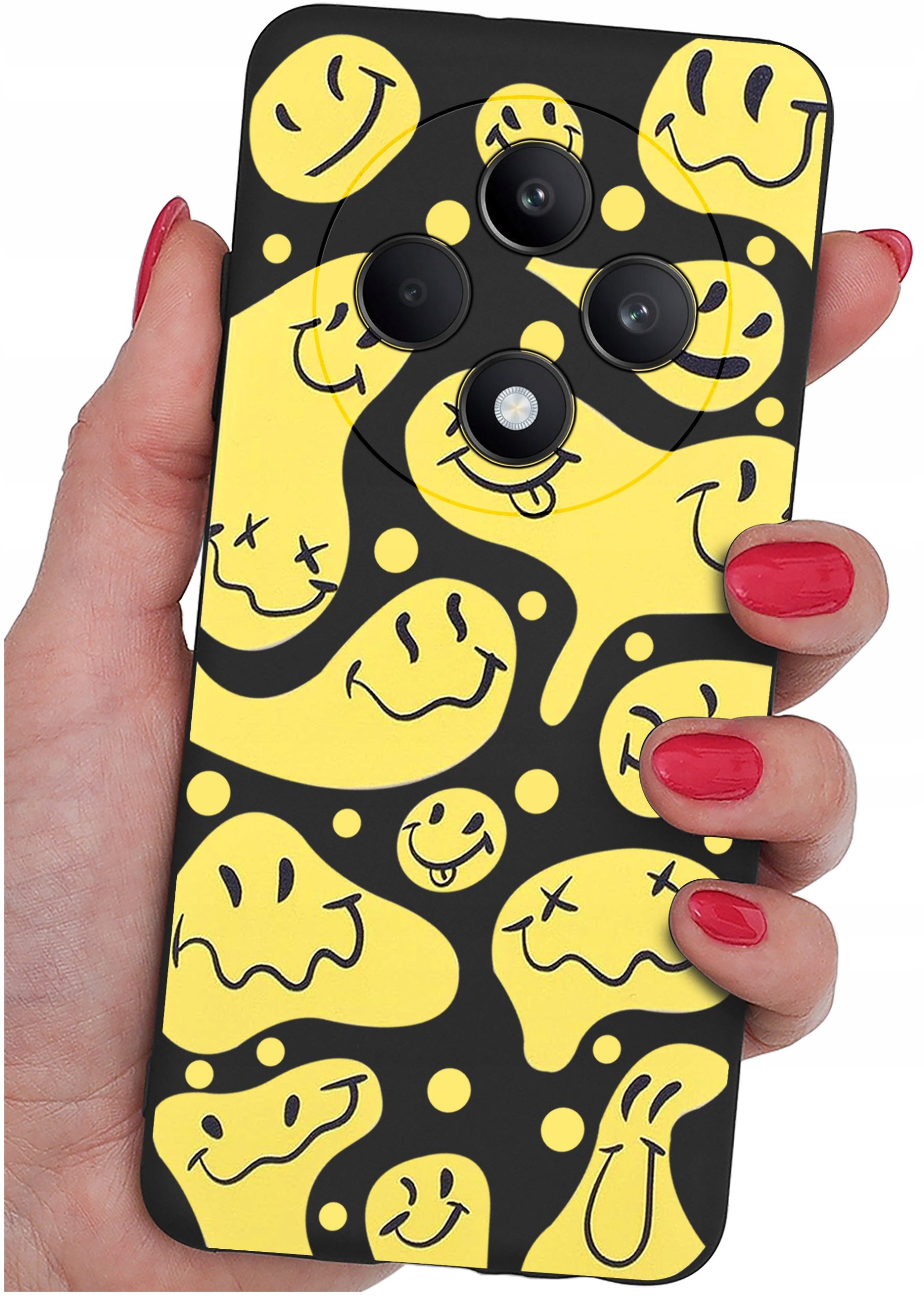 Etui do Oppo Reno 12 F 5G | 12 FS 5G WZORY |SILIKONOWE MATT CASE + SZKŁO 9H