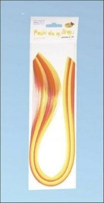 CreativeHobby Paski do quillingu 3mmx50cm żółte 100szt