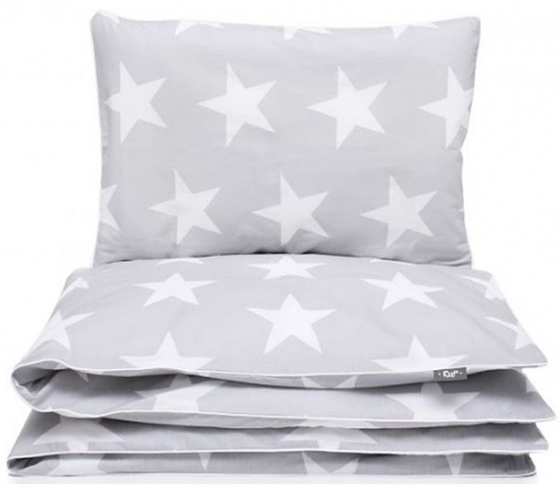 Pulp Pościel 100 % Bawełniana Gwiazdy Kołderka powłoczka 100cm x 135cm, poduszka powłoczka 40cm x 60cm (PLP00273)