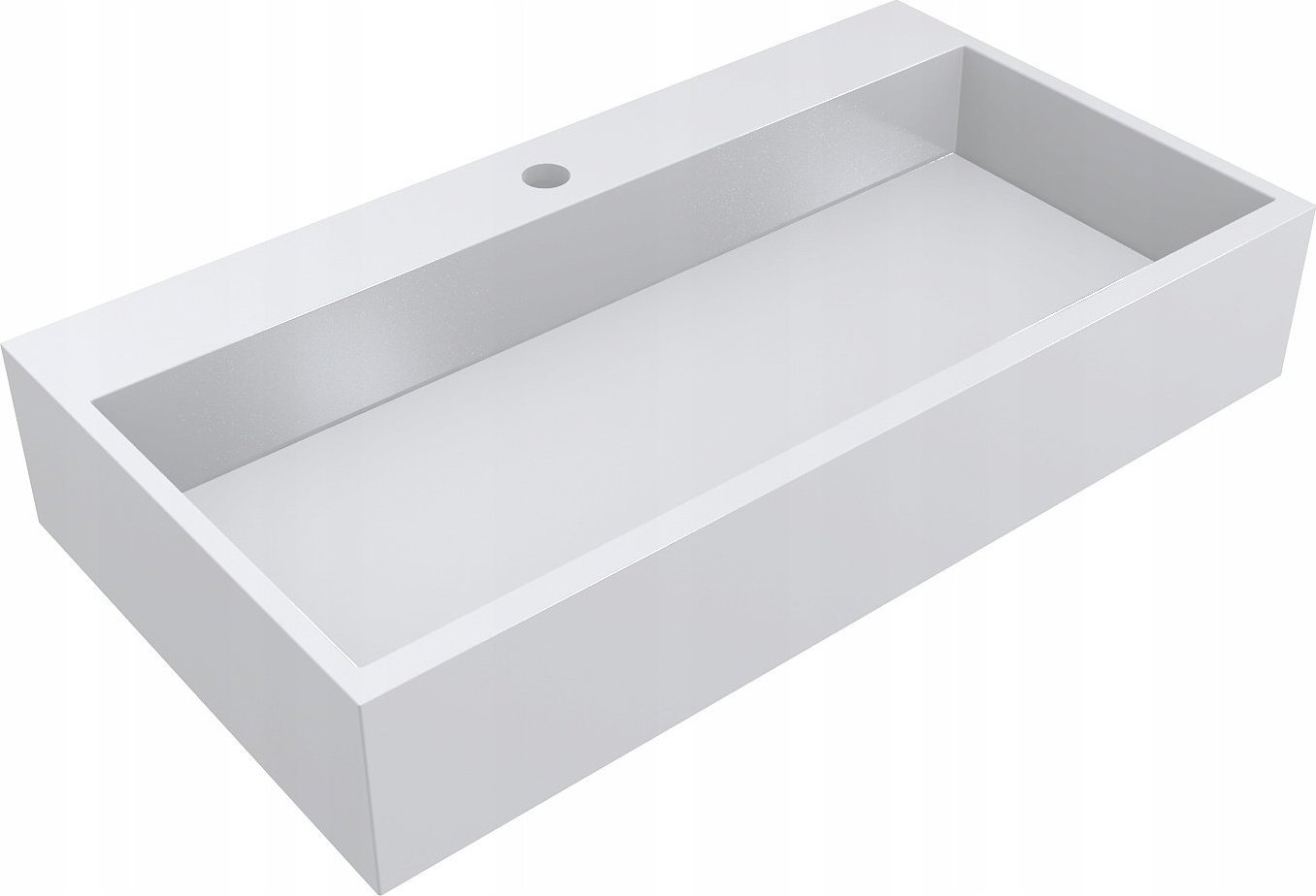 Umywalka Miraggio Umywalka wbudowana prostokątna 80 x 42 cm