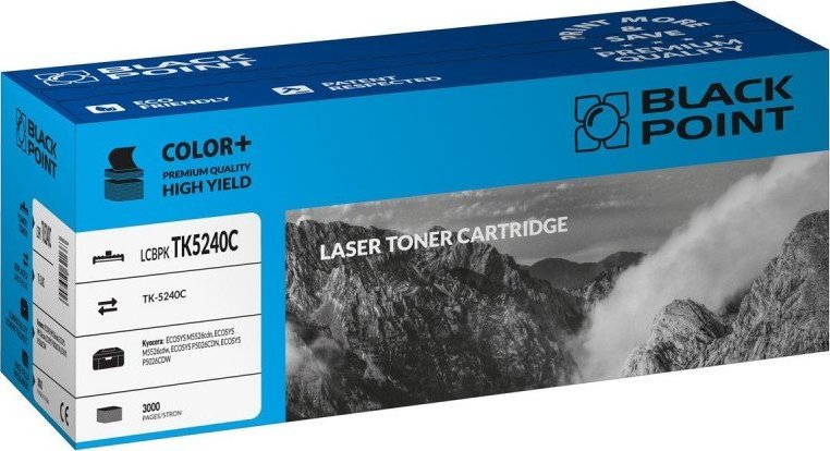 Toner Black Point LCBPKTK5240C Cyan Zamiennik TK-5240C (BLKYOTK5240CBW)