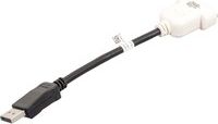 Adapter AV Dell DisplayPort - DVI-D czarny (23NVR)