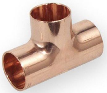 Viega Trójnik miedziany przelotowy 22 - 100476