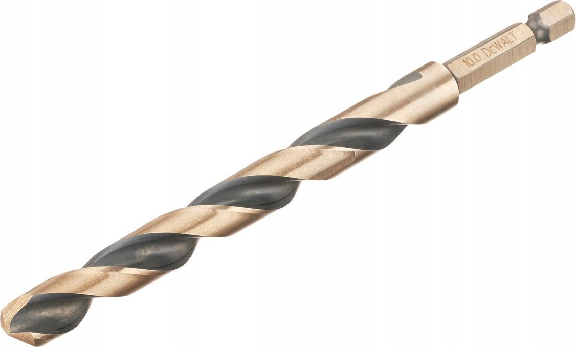 Wiertło Dewalt wiertło 10.0mm black and gold hex