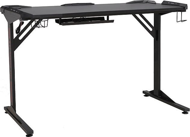 Signal Biurko gamingowe LED B-216 czarny