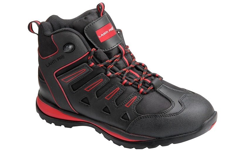 Lahti Pro Trzewiki skóra/tkanina rozm. 39 SB SRA czarno-czerwone - L3010739