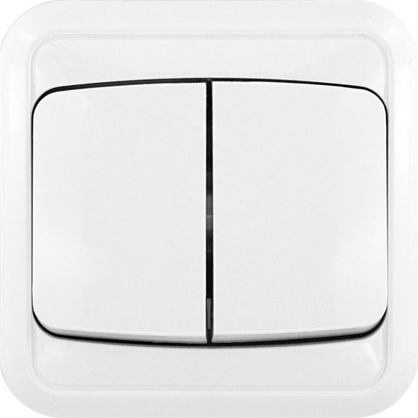 KOS Łącznik świecznikowy Cosmo Line podwójny biały (300405)