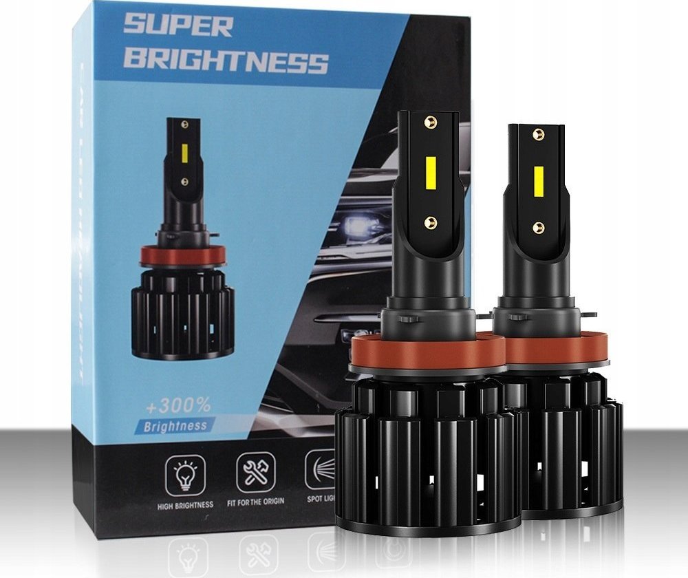 SKLEPLEDY LED H7 ŻARÓWKI 100W 20000LM CANBUS BARDZO JASNE