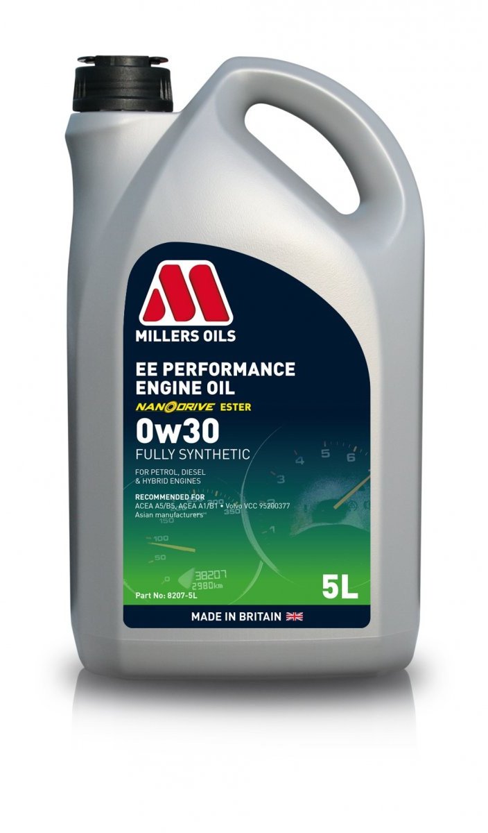 8207-5L Millers Oils EE Performance 0w30 5L
