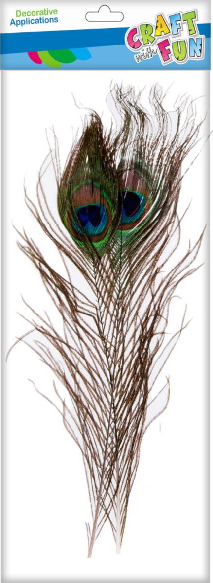 Craft with Fun CF OZDOBA DEK PIORKA 32CM 1SZT PAW PBH 20/1200