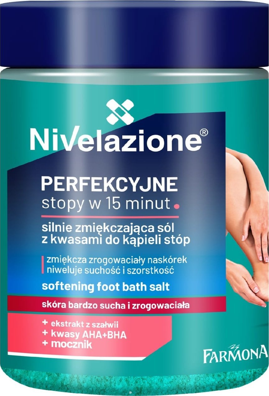 Farmona NIVELAZIONE Sól do kąpieli stóp silnie zmiękczająca z kwasami 350 g