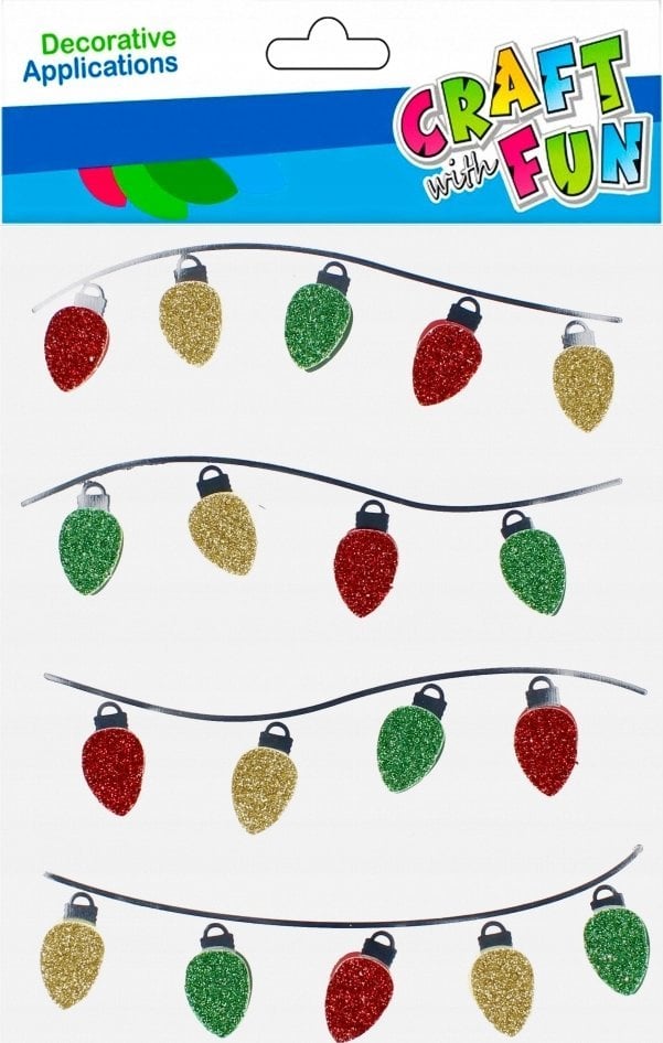 Craft with Fun OZDOBA BN NAKLEJKI 3D LAMPIONY 4SZT CF PBH12/288