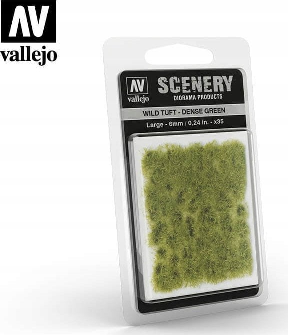Vallejo Vallejo: Scenery - Wild Tuft - Dense Green (6)x35
