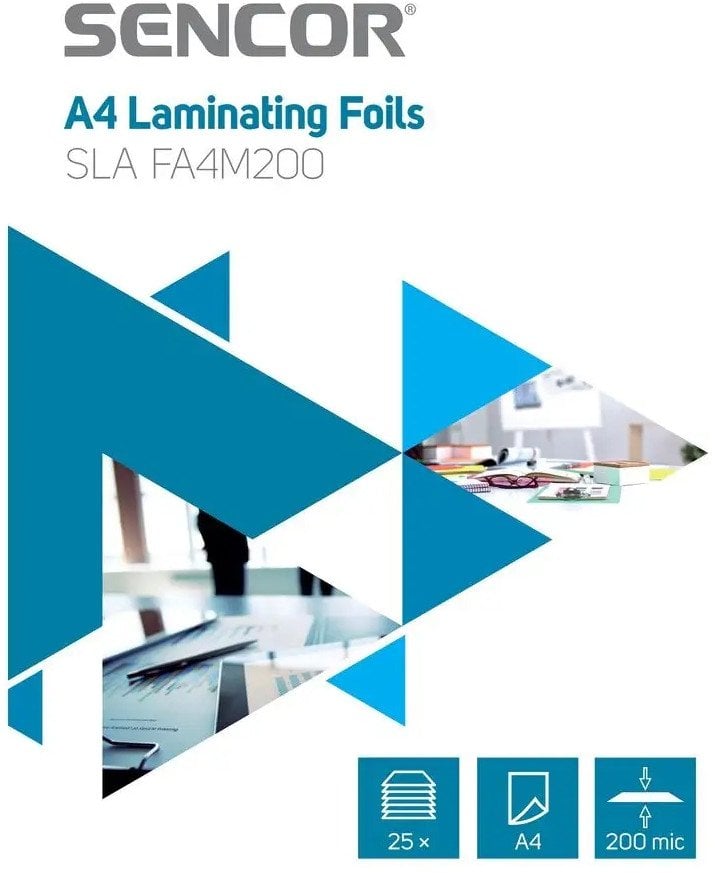 Sencor SLA FA4M200 Laminesanas pleve A4 200mic 25lpp