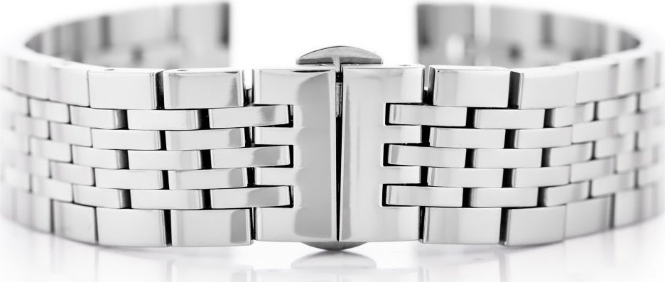 Bransoleta Pacific Model 4 - srebrna 18mm