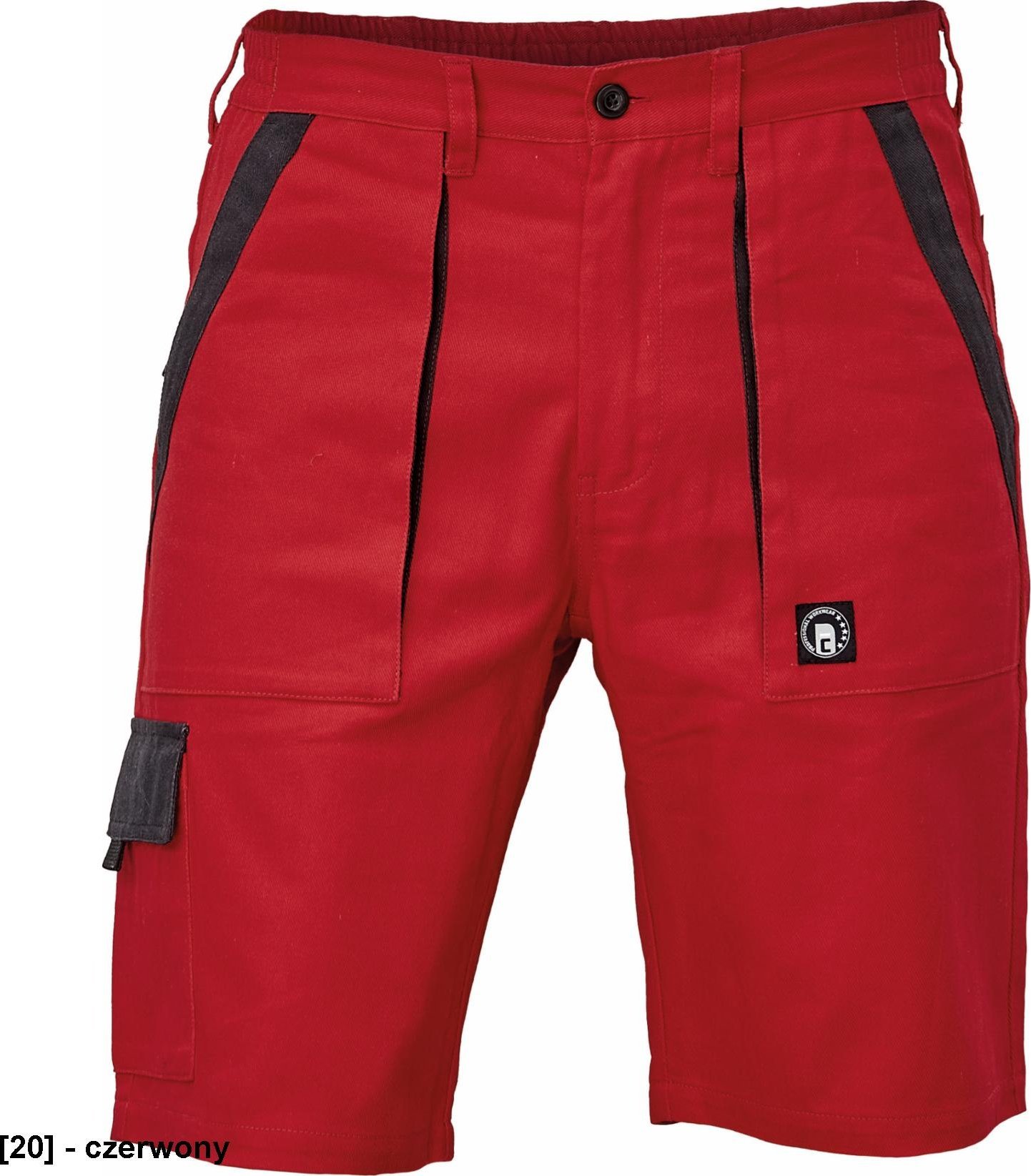 CERVA MAX NEO - spodenki - czerwony 46