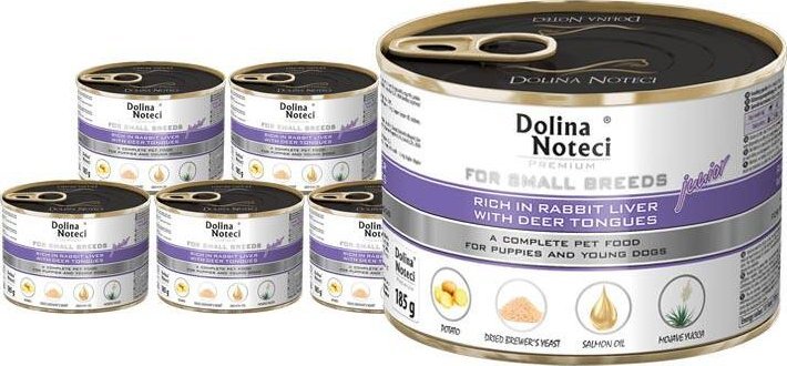 Dolina Noteci Premium z królikiem i jeleniną 12x185g