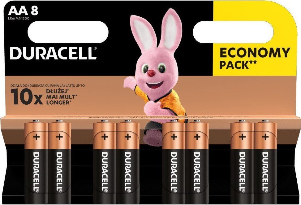 Duracell Zestaw baterii AA Duracell (x 8)