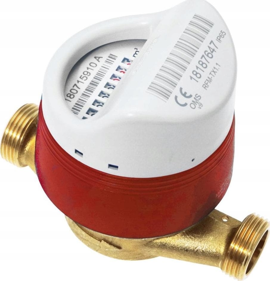 BMETERS Wodomierz JS antymagn. 1/2, przepływ 2,5 do wody ciepłej MID R100/R50 z modułem radiowym IP65