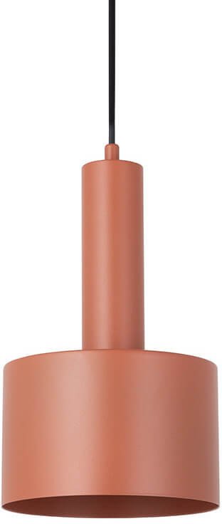 Wisząca lampa Vitrum 41118 do gabinetu krążek metalowa ceglana