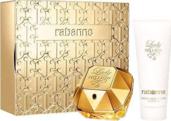Rabanne Lady Million EDP 80ml + balsam do ciała 100ml