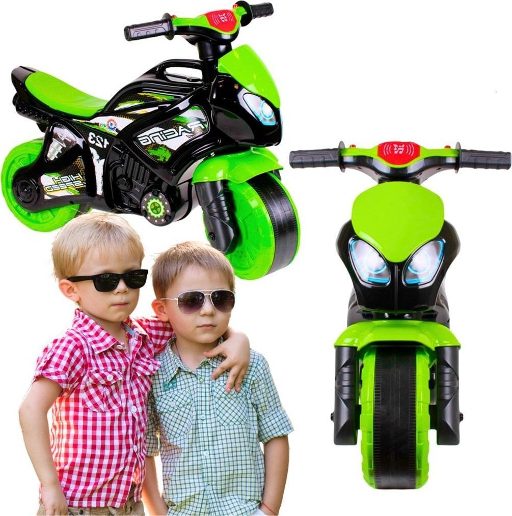 Technok Motocykl czarno-zielony