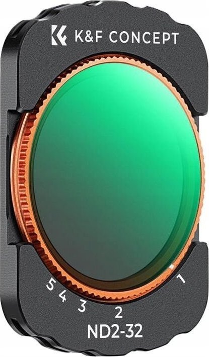 Filtr Kf ND Szary Regulowany ND2-ND32 do DJI Osmo Pocket 3 HD MC Nano X K&F / KF01.2544