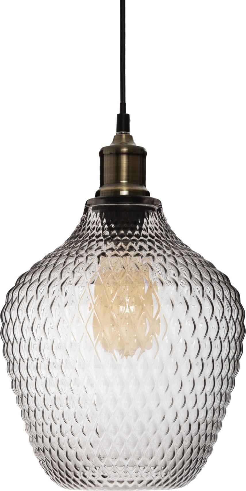 Lampa wisząca Atmosphera Lampa wisząca Omaha dymione szkło