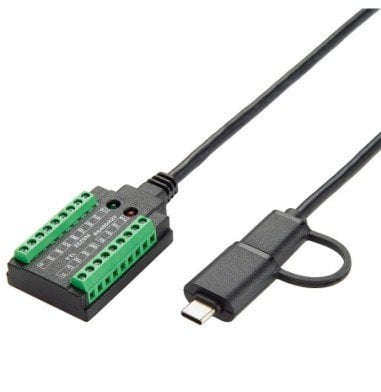 EXSYS EX-13003 Kabel USB 2.0 na 1 x szeregowy RS-232/422/485 i TTL z 18-stykowym blokiem zacisków