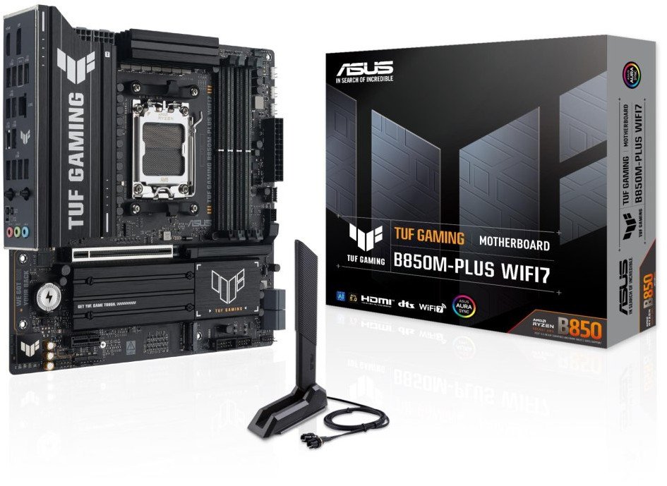 MB AMD B850 SAM5 MATX/GAMING B850M-PLUS WIFI7 ASUS