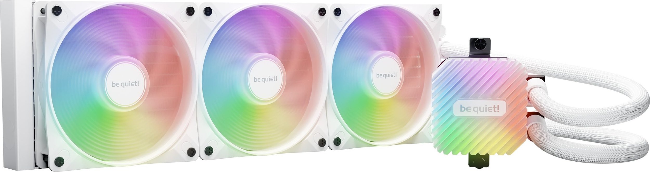 Chłodzenie wodne be quiet! Light Loop 360mm ARGB Białe (BW023)