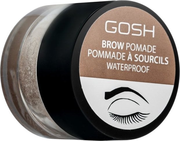 Gosh Gosh, Gosh, Waterproof, Eyebrow Pomade, 002, Greybrown, 4 ml For Women