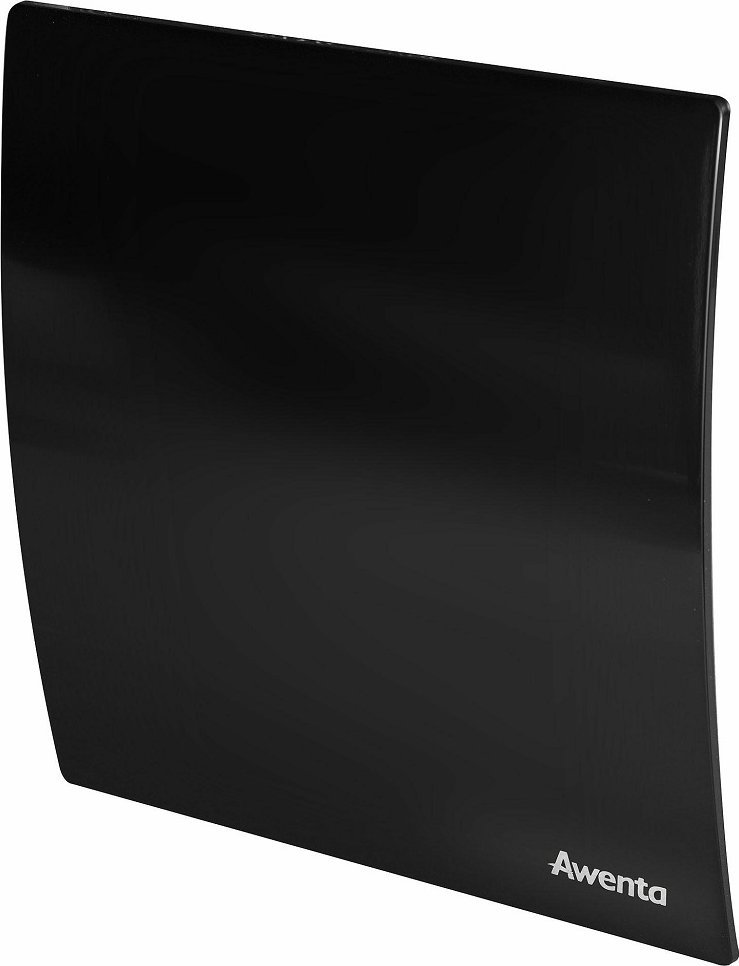 AWENTA Panel czarny połysk system+ do wentylatora kratki PECB100P