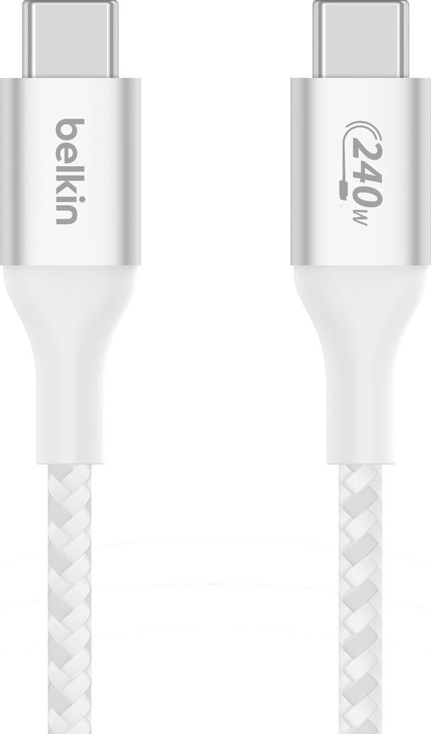 Kabel USB Belkin USB-C - USB-C 2 m Biały (CAB015bt2MWH)