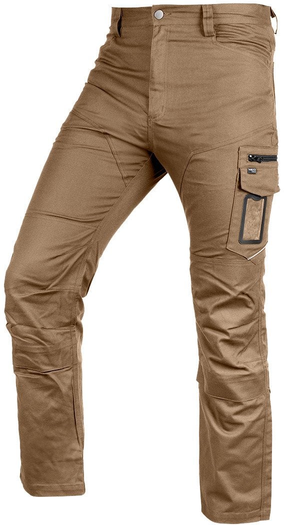 Spodnie robocze Mix&Match, Canvas, brązowe, rozmiar XXL