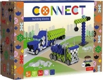Trefl TREFL klocki Connect Ciężarówka/Plac budow L 61977