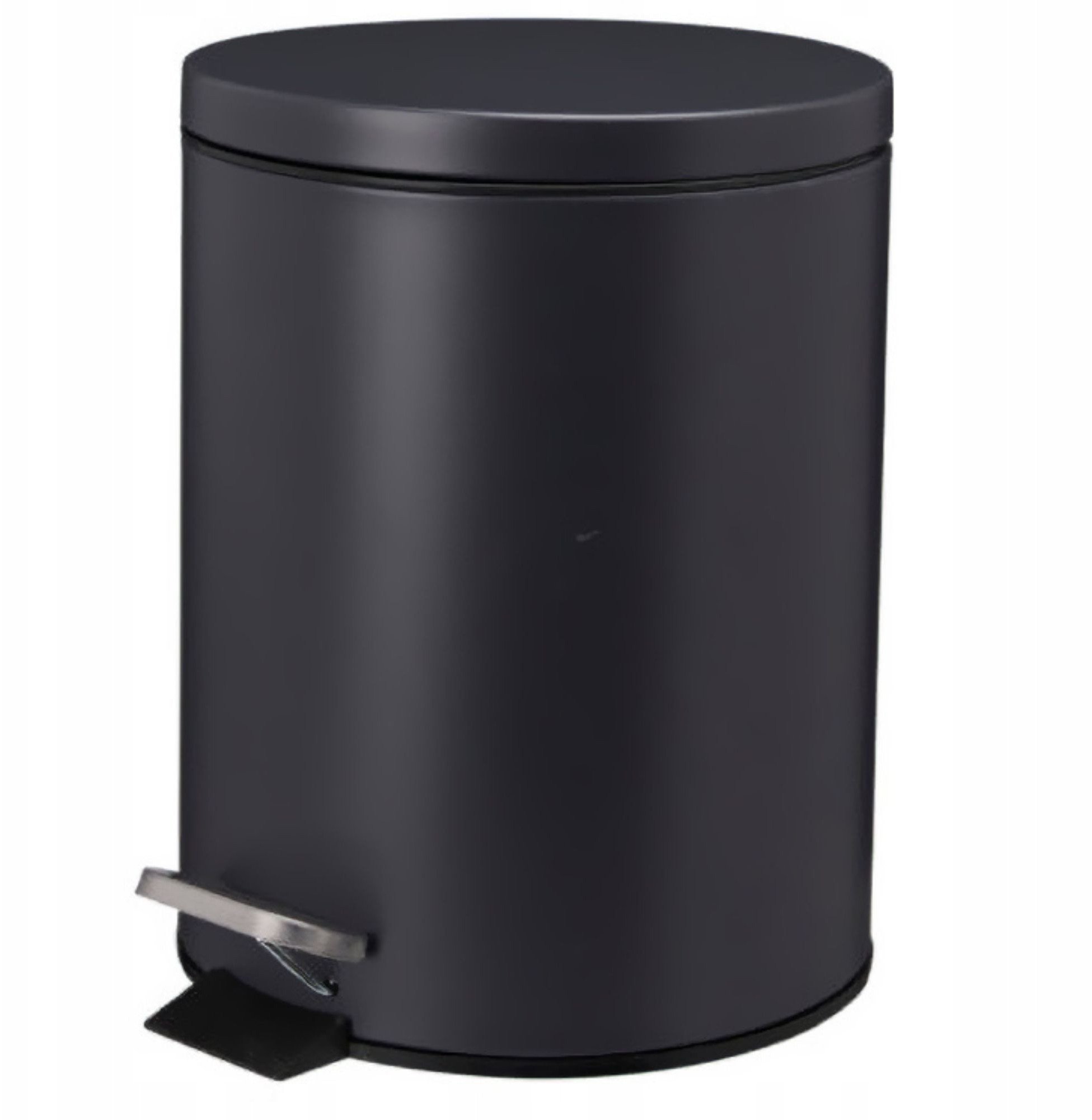 Kosz na śmieci NONI metalowy z pokrywą, 5 l