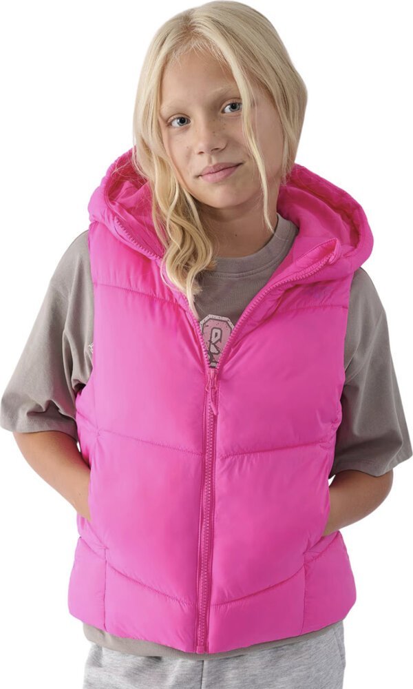 4f Kamizelka dla dziewczynki 4F F129 różowa 4FJWAW24TVJAF129 152cm