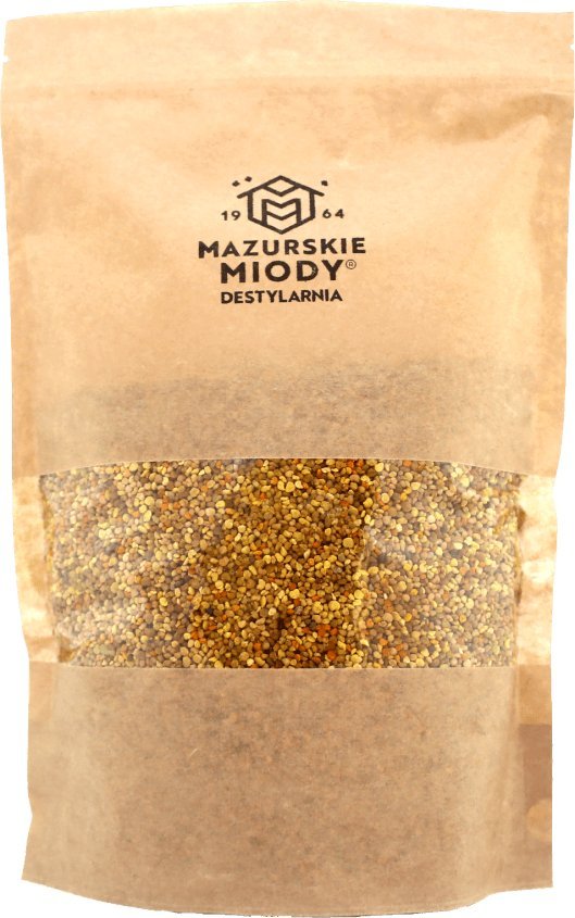 Mazurskie Miody Pyłek pszczeli, kwiatowy w woreczku eco Mazurskie Miody 1kg