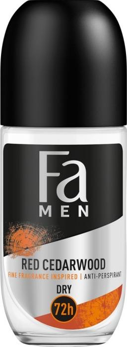 Fa FA_Men Anti-Perspirant dezodorant roll-on dla mężczyzn Red Cedarwood 50ml