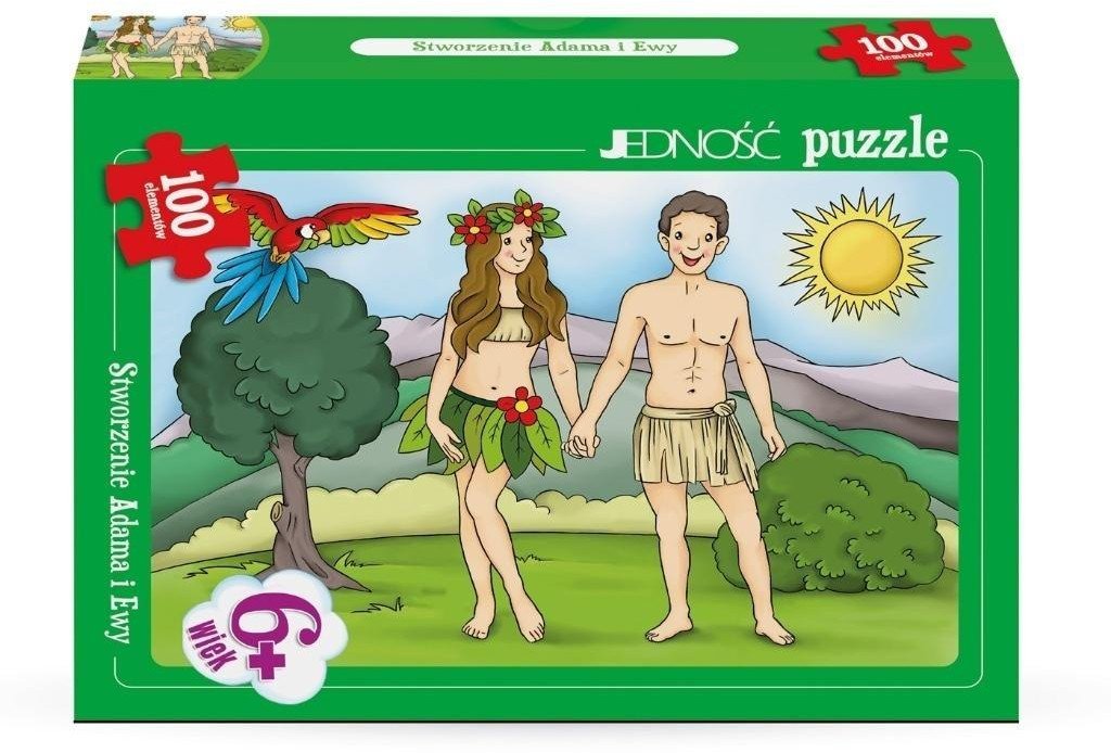 Puzzle Stworzenie Adama i Ewy 100el