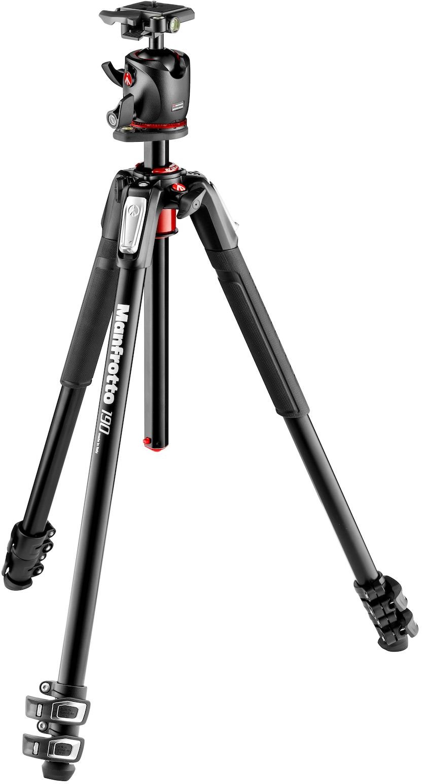 Statyw Manfrotto 190 Alu 3 Segments Tripod Kit (MK190XPRO3-BHQ2)