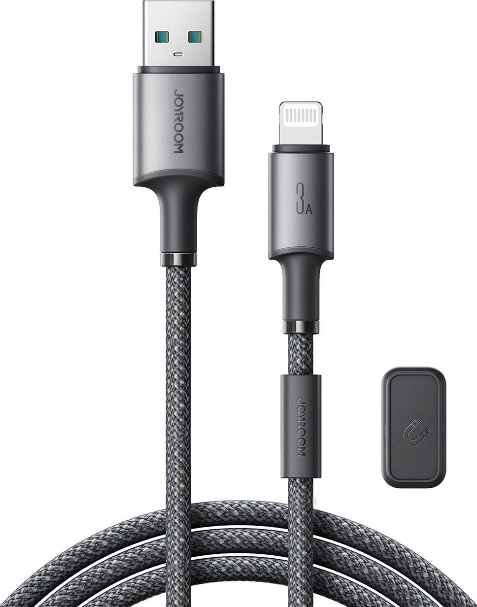 Kabel USB Joyroom USB-A - Lightning 1.2 m Szary (JYR1119)