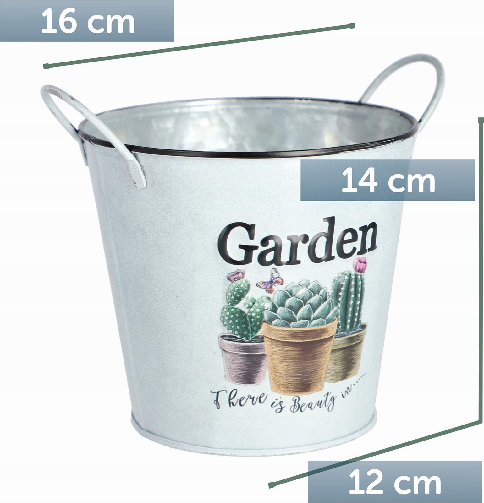 Kadax DONICZKA NA KWIATY ROŚLINY OSŁONKA DONICA 16 cm