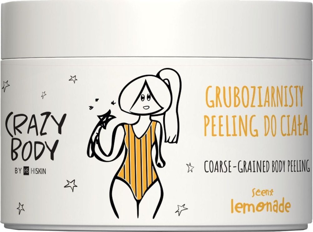 HISKIN Crazy Body Peeling do ciała gruboziarnisty - LEMONADE 300 ml