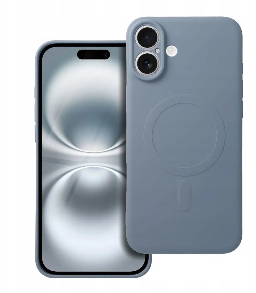 Futerał SILICONE MAG COVER kompatybilny z MagSafe do XIAOMI Redmi 15 4G / 5G (171,1mm) jasny niebieski