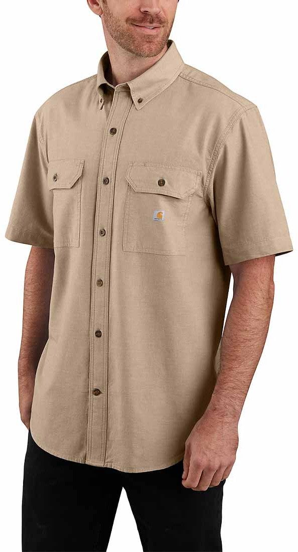 Koszula Carhartt Midweight Chambray Dark Tan
