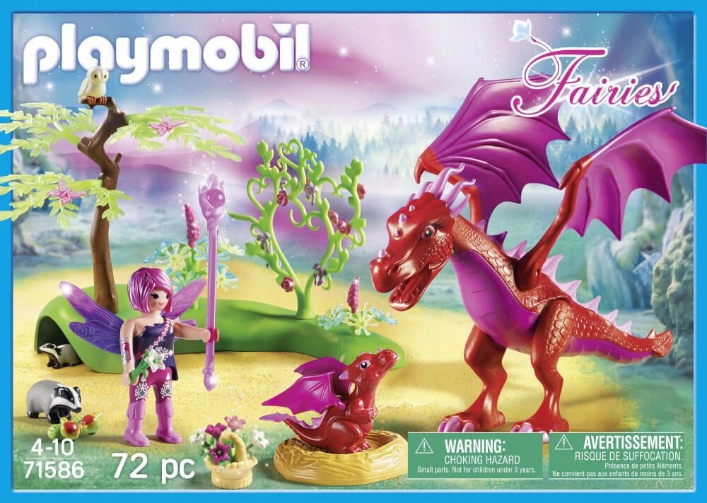 Playmobil Fairies 71586 Smocza mama ze smoczątkiem